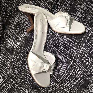 Franco Sarto White Leather heels
